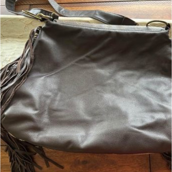 Up cycled LV with gold acid washed cowhide. Lightly used. - Picture 4 of 5